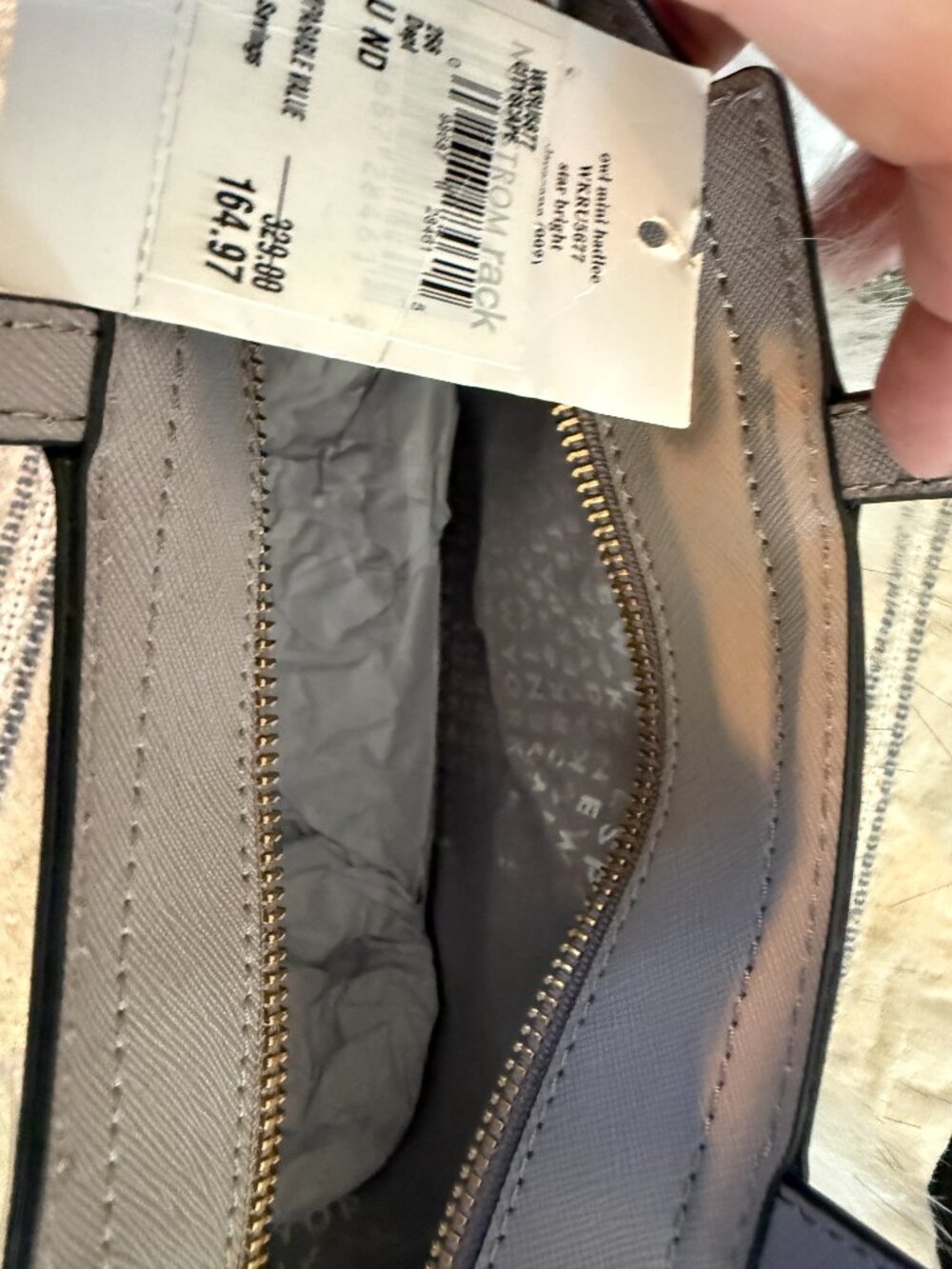 NWT Kate Spade New York Owl Mini Satchel Crossbody |Taupe Leather | Rare Novelty - Picture 9 of 9